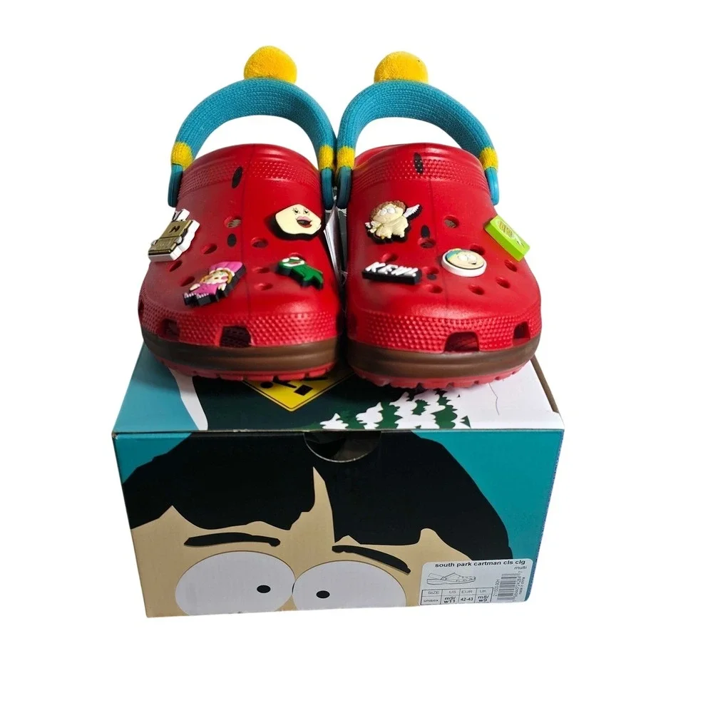 Crocs South Park Eric Cartman Classic‎ Clogs Size Men's 9 Women's 11 211500-90H